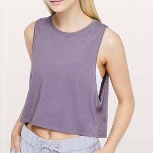 Lululemon Cut Back Crop Tank